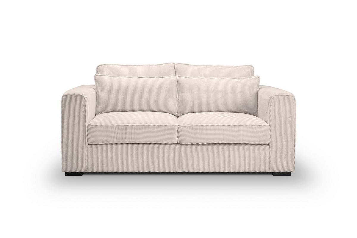 2,5-Sitzer Almera Greige B: 200cm - Greige/Schwarz, Basics, Holz/Textil (200/92/112cm) - MID.YOU