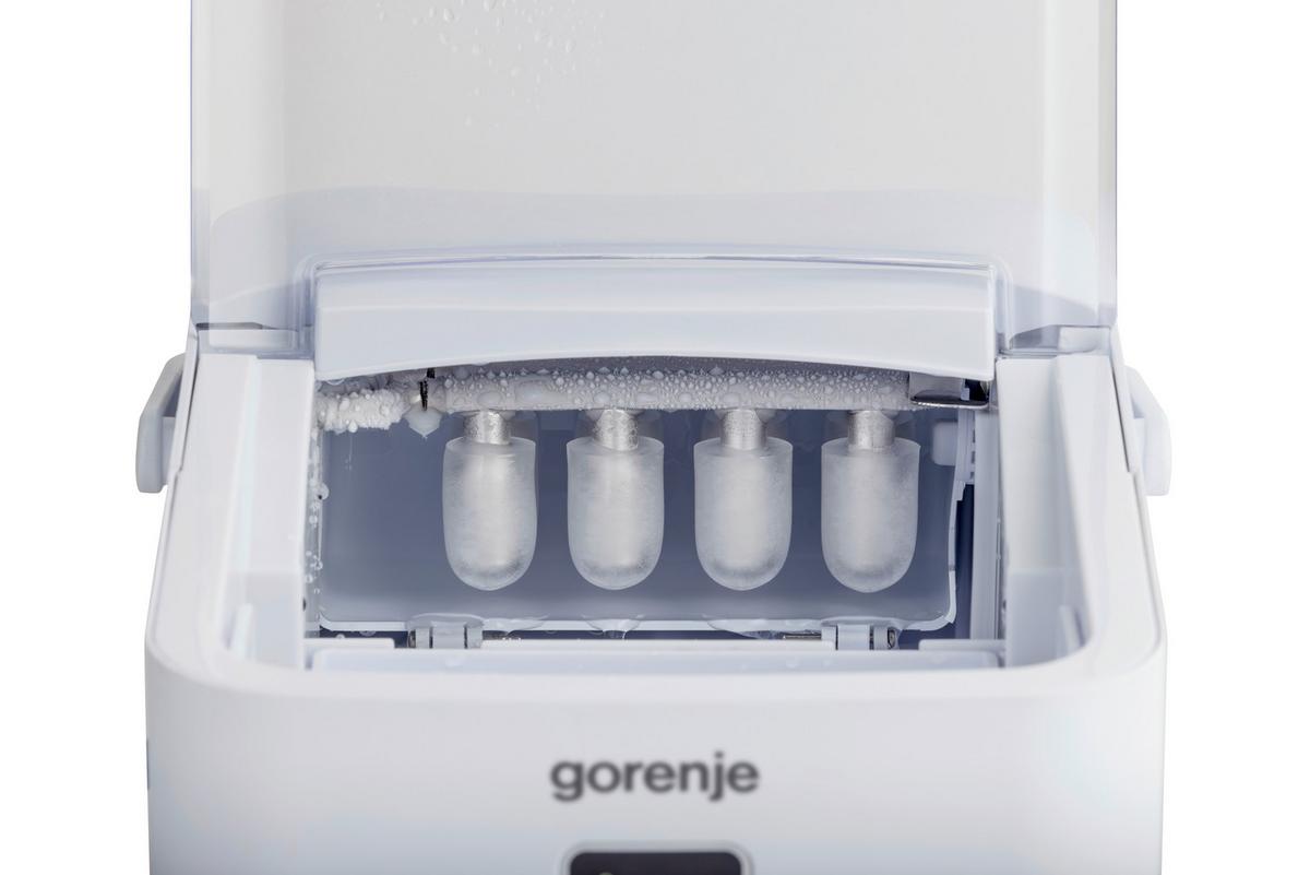 EISWÜRFELMASCHINE 120W - Weiß, Basics, Kunststoff/Metall (26,8/21,8/29cm) - Gorenje