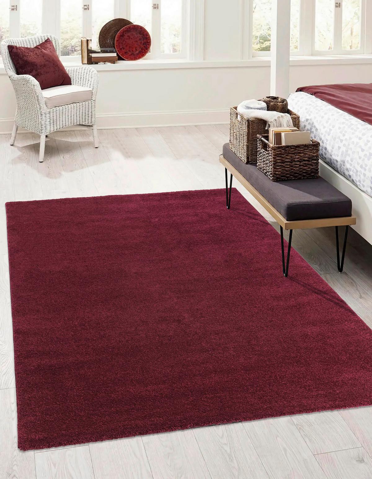 TKANÝ KOBEREC Octavia 3, 160/230cm, červená - červená, Modern, textil (160/230cm) - Mömax