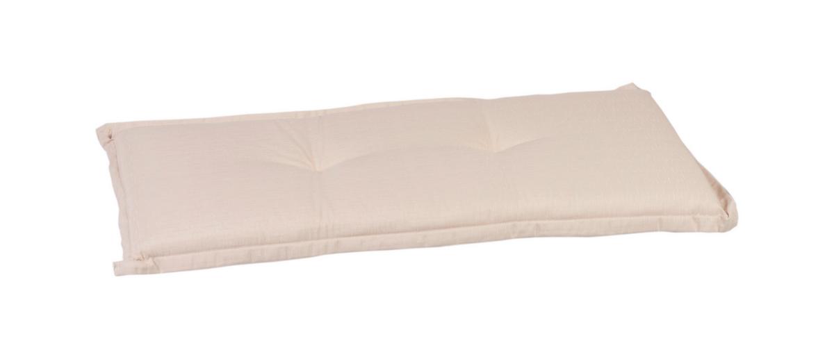 Auflage für Bank Ascot 100x45x7 cm Beige - Beige, Basics, Textil (100/45/7cm) - Gardenson