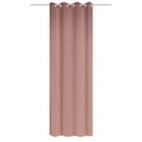 Ösenvorhang Galaxy Altrosa - Altrosa, Basics, Textil (135/245cm) - Schmidt W. Gmbh