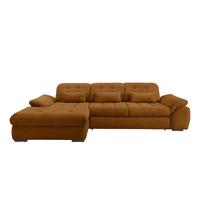 Ecksofa Mit Bettkasten Rigatti Goldfarben 184x314 Cm - Goldfarben/Schwarz, MODERN, Textil (184/314cm) - Livetastic