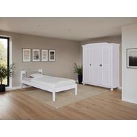 Einzelzimmer Vilmar Bastian Weiß 2-teilig - Weiß, MODERN, Holz - MID.YOU