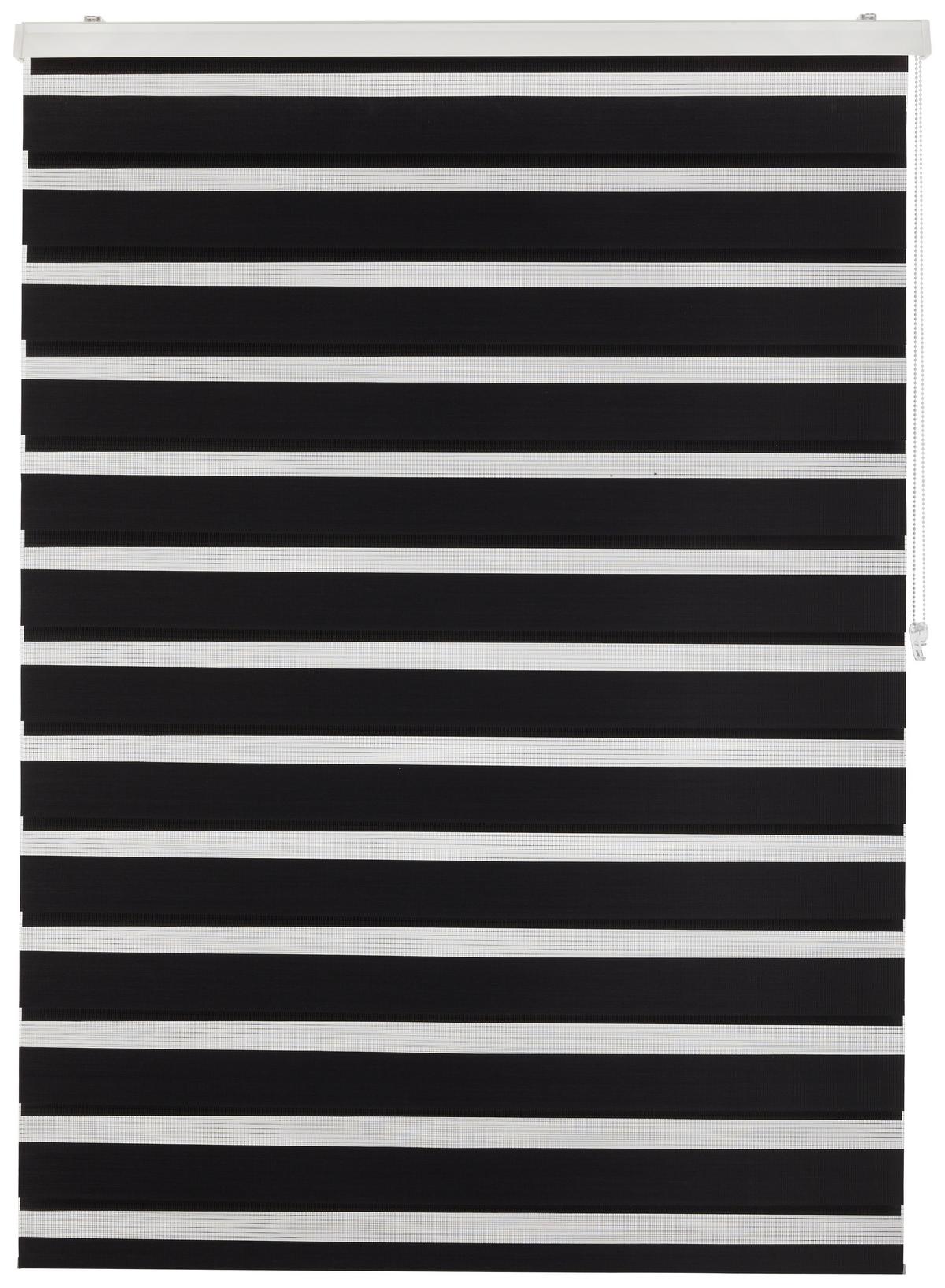 DVOJITÁ ROLETA THOMAS - čierna, textil/plast (120/160cm) - Premium Living