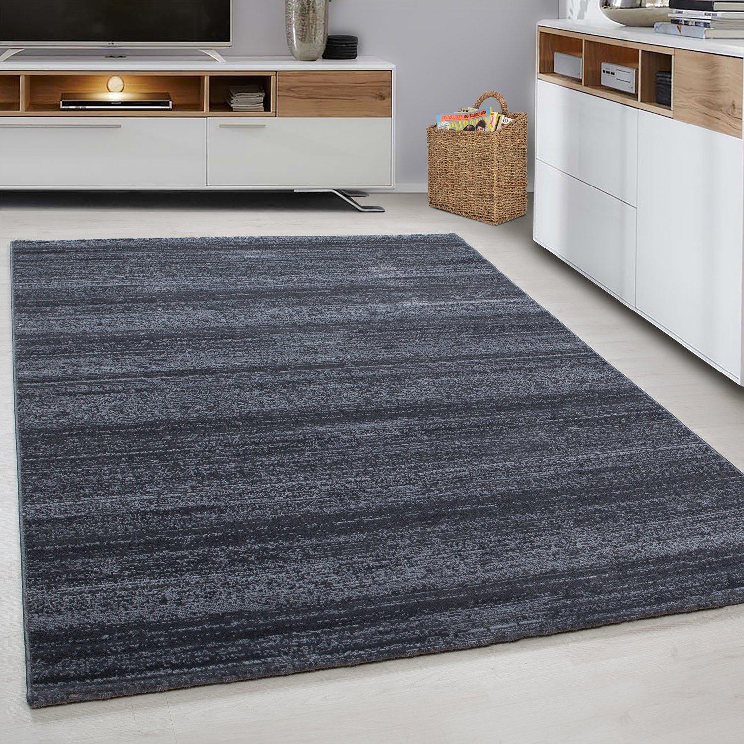 Webteppich Grau Naturfaser Plus 80x150 cm - Grau, Design, Textil (80/150cm)