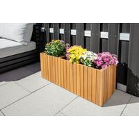 Blumenkasten H: 35 cm, Braun - Mokka, Basics, Holz (84/30/35cm) - Prestige Home