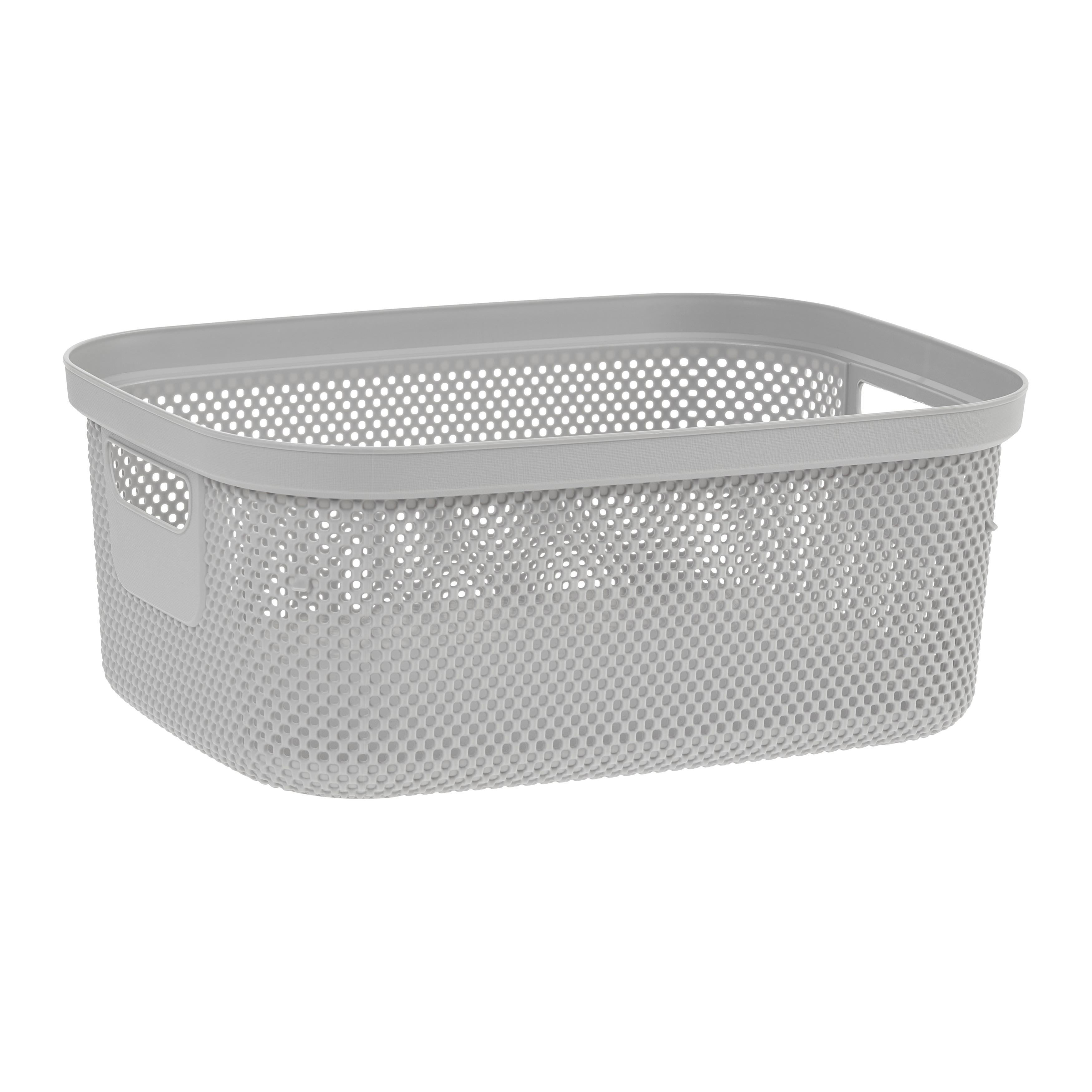 ÚLOŽNÝ KOŠÍK STINE -L- CA. 12L -EXT- - sivá, Modern, plast (38cm)