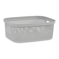 ÚLOŽNÝ KOŠÍK STINE -L- CA. 12L -EXT- - sivá, Modern, plast (38cm)