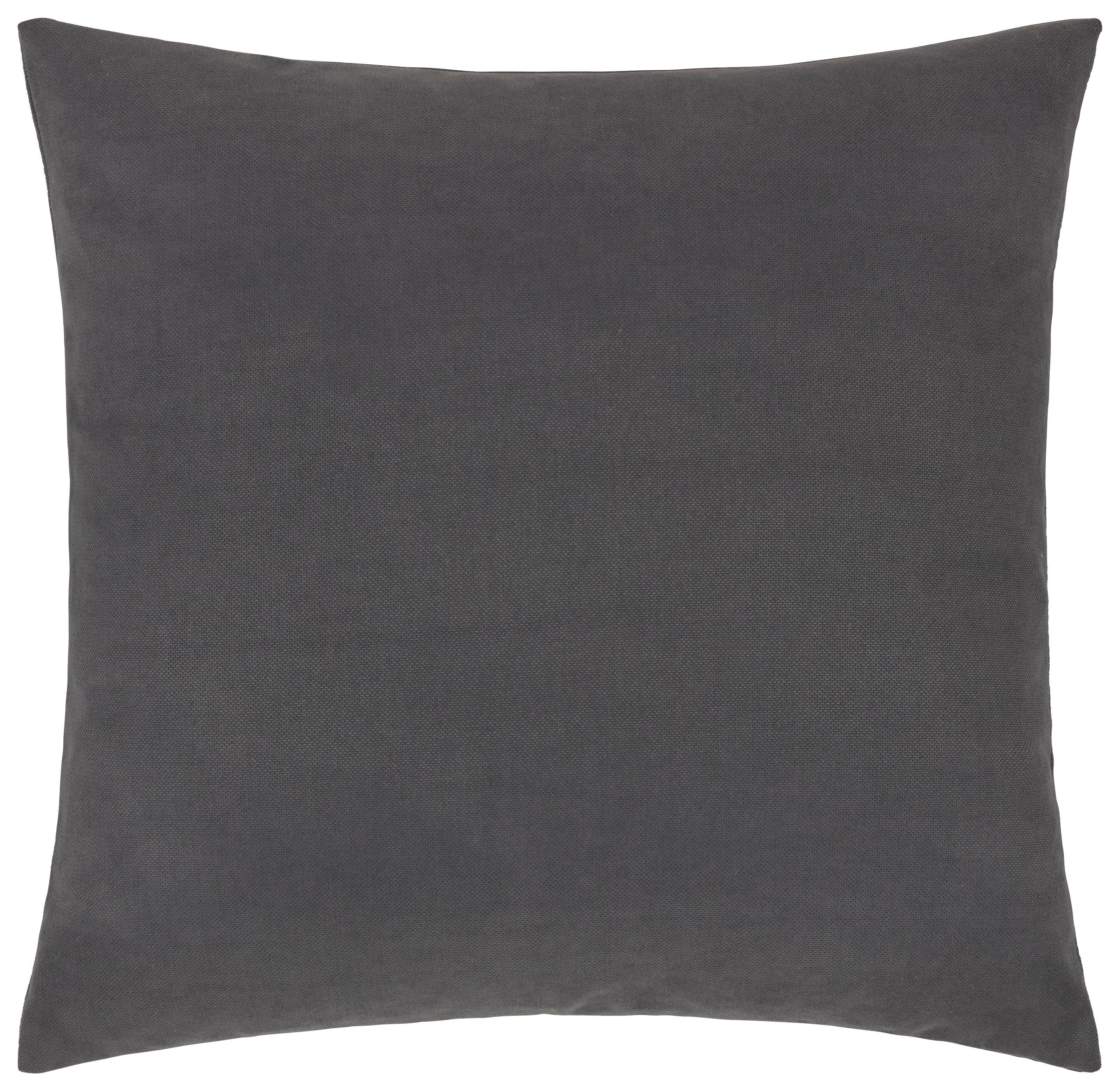 Dekoračný vankúš Lexi, 45/45cm, antracitová - antracitová, Moderný, textil (45/45cm) - Modern Living