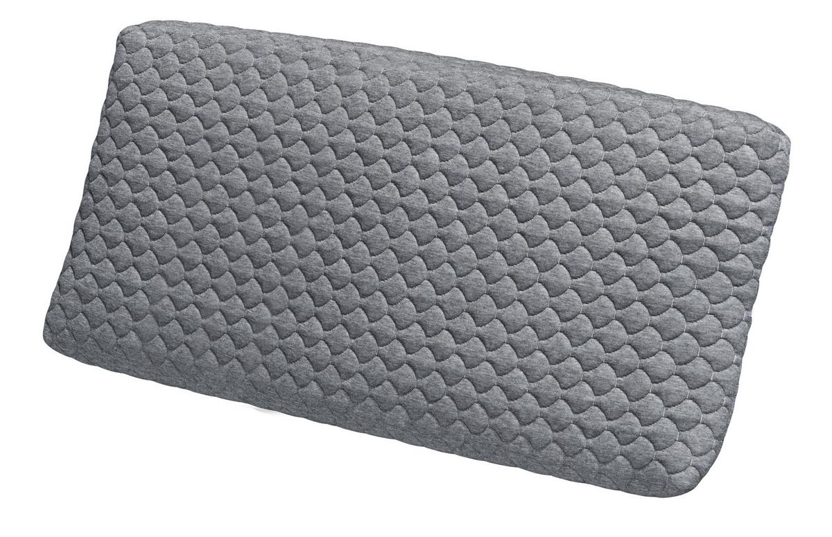 ŠIJOVÝ VANKÚŠ CUREM BLUES MAXI 40X80X8 - biela, Modern, textil (40/80/8cm)