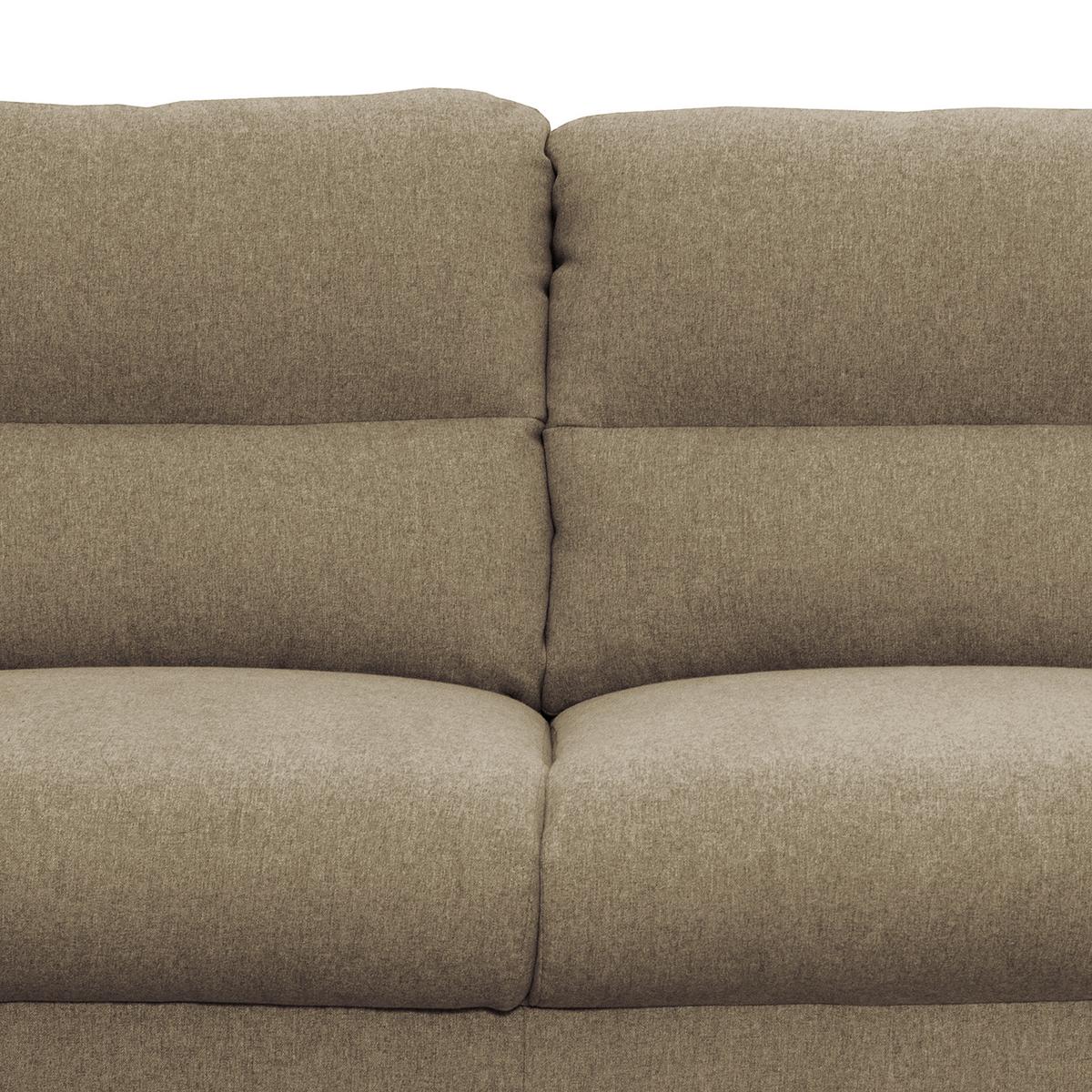 2-Sitzer-Sofa Tromso Braun B: 158 cm - Schwarz/Braun, Design, Textil (158/87/88cm) - Livetastic