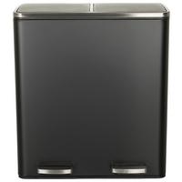 Abfallsammler Clean Xi Schwarz D: 59 cm - Schwarz, MODERN, Metall (59cm) - MID.YOU