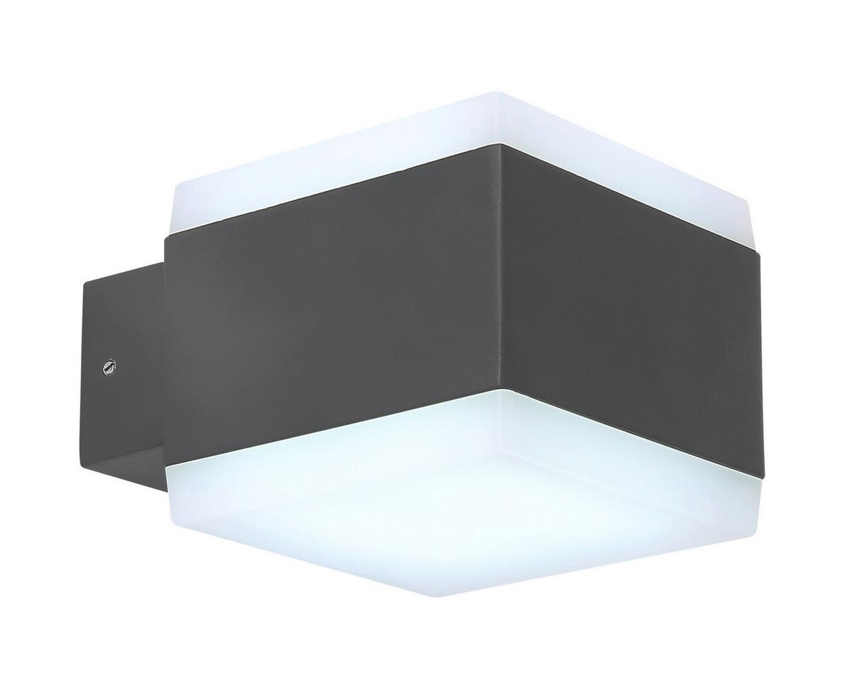 Led Außenleuchte Slice 15 Watt Kunststoff, Wandmontage - Basics, Kunststoff/Metall (11/9cm) - Globo