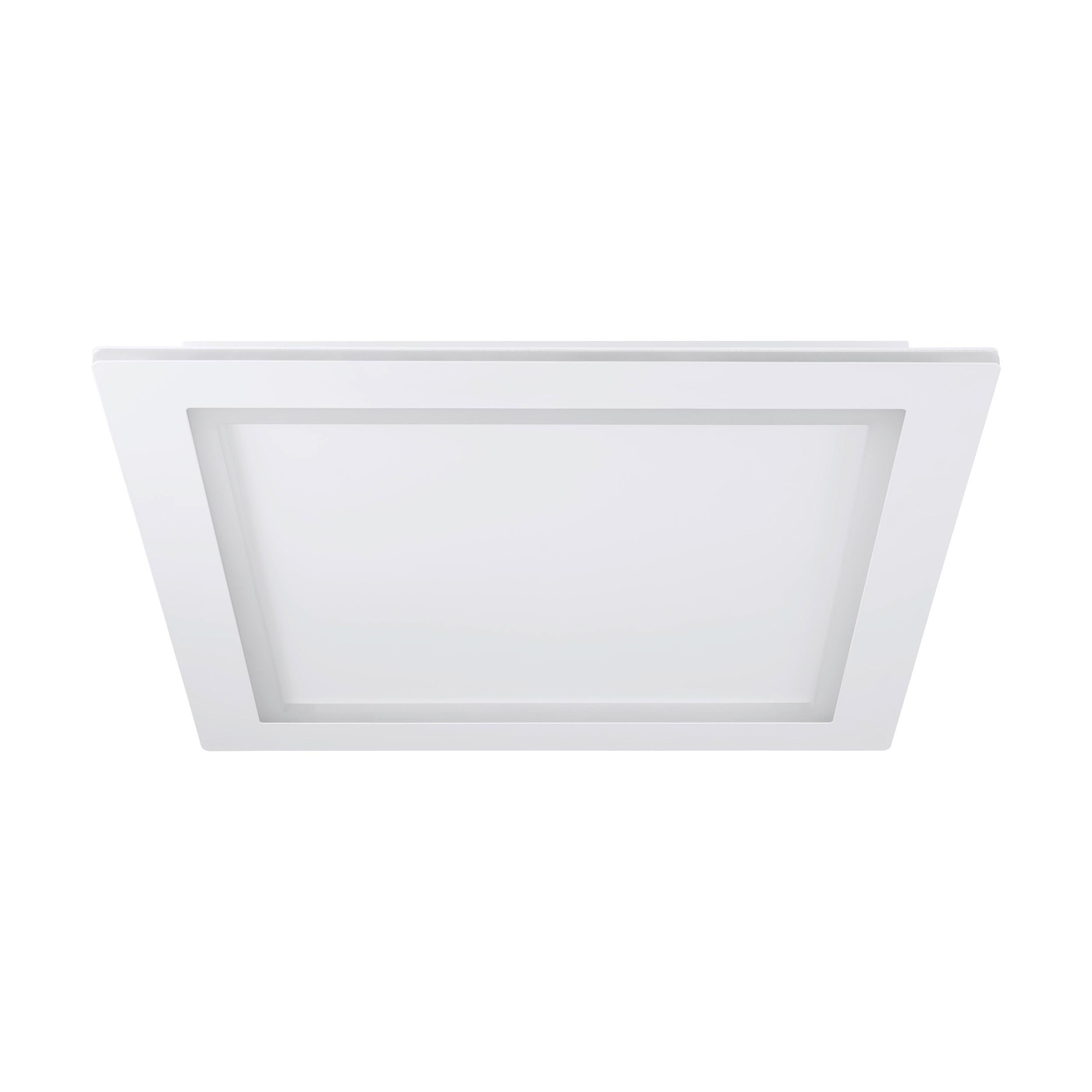LED-DECKENLEUCHTE 900484* PADROGIANO-Z - Weiß, Basics, Kunststoff/Metall (59,5/59,5/5,0cm) - Connect Z