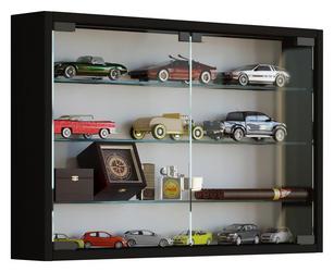 Vitrine in Schwarz Hängevitrine