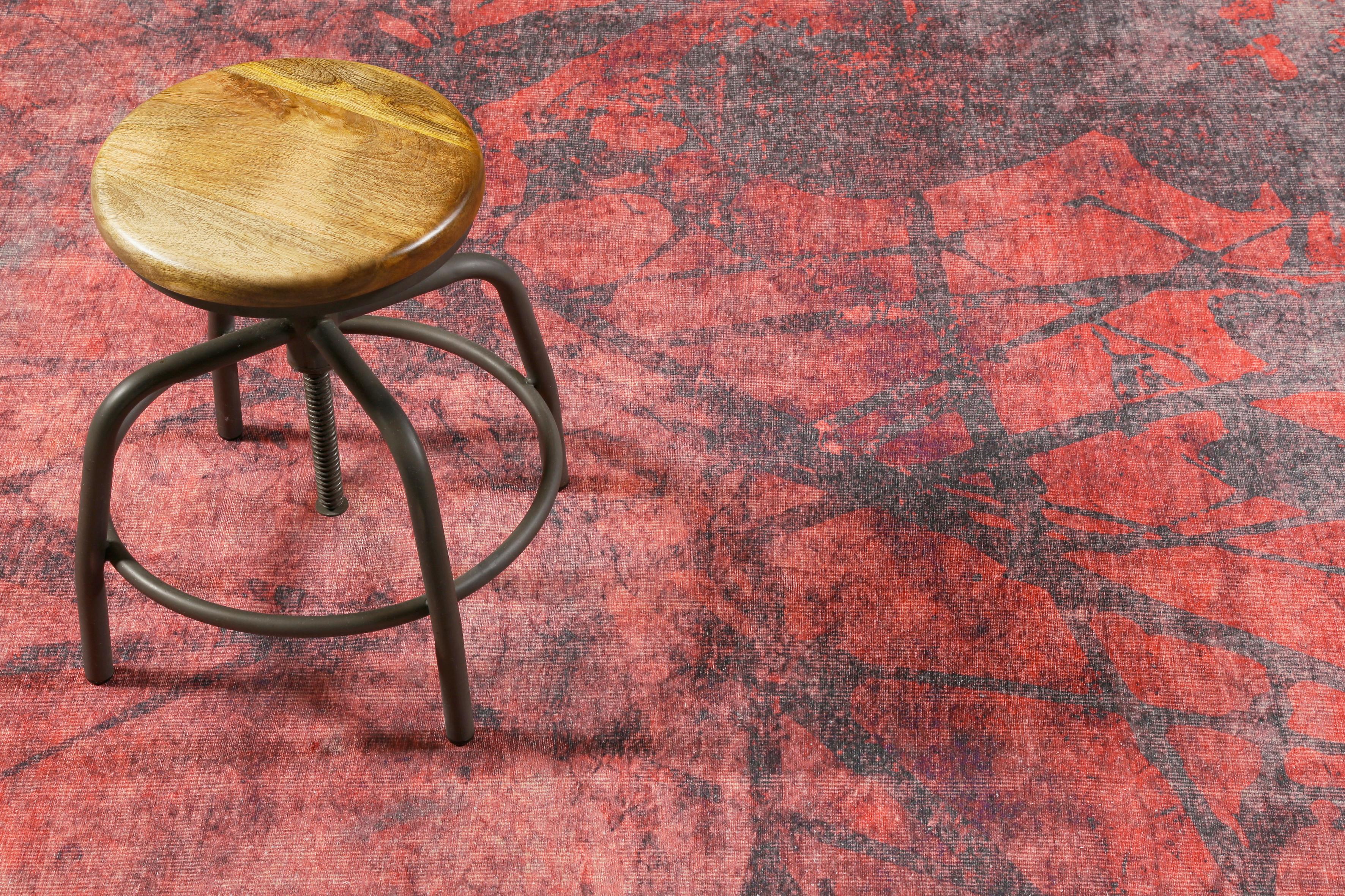 Webteppich Pepe Rot/Rotbraun 80x150 cm - Rotbraun/Rot, Trend, Textil (80/150cm) - WECON HOME