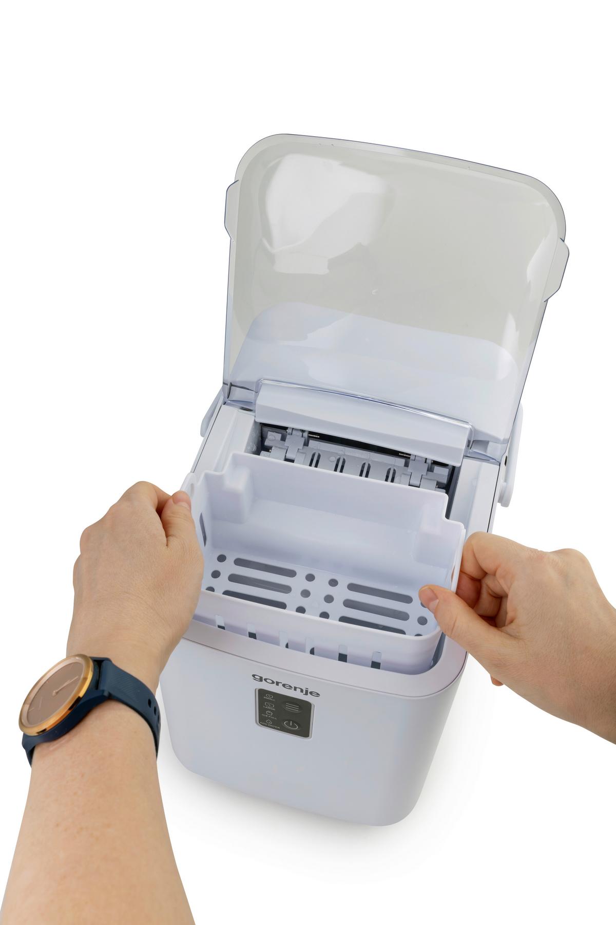 EISWÜRFELMASCHINE 120W - Weiß, Basics, Kunststoff/Metall (26,8/21,8/29cm) - Gorenje