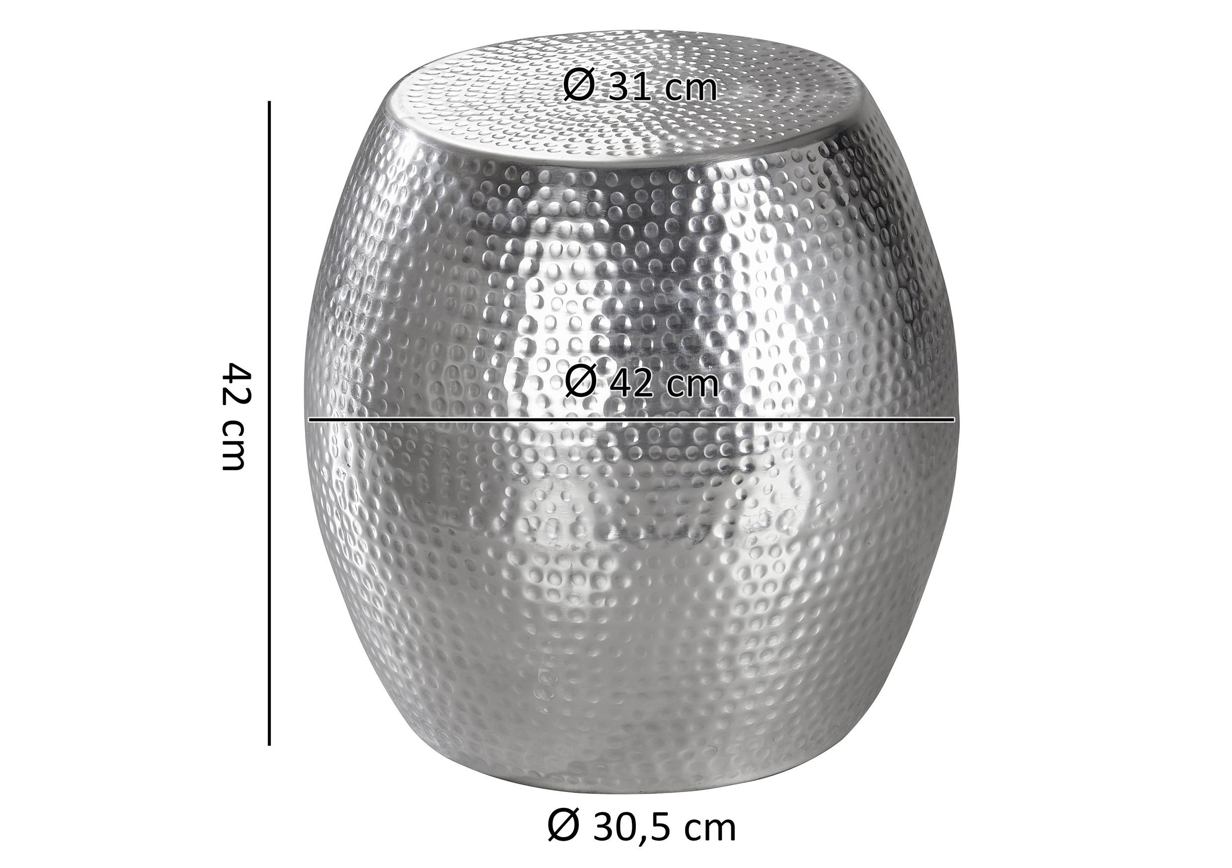 Runder Beistelltisch im orientalischen Stil