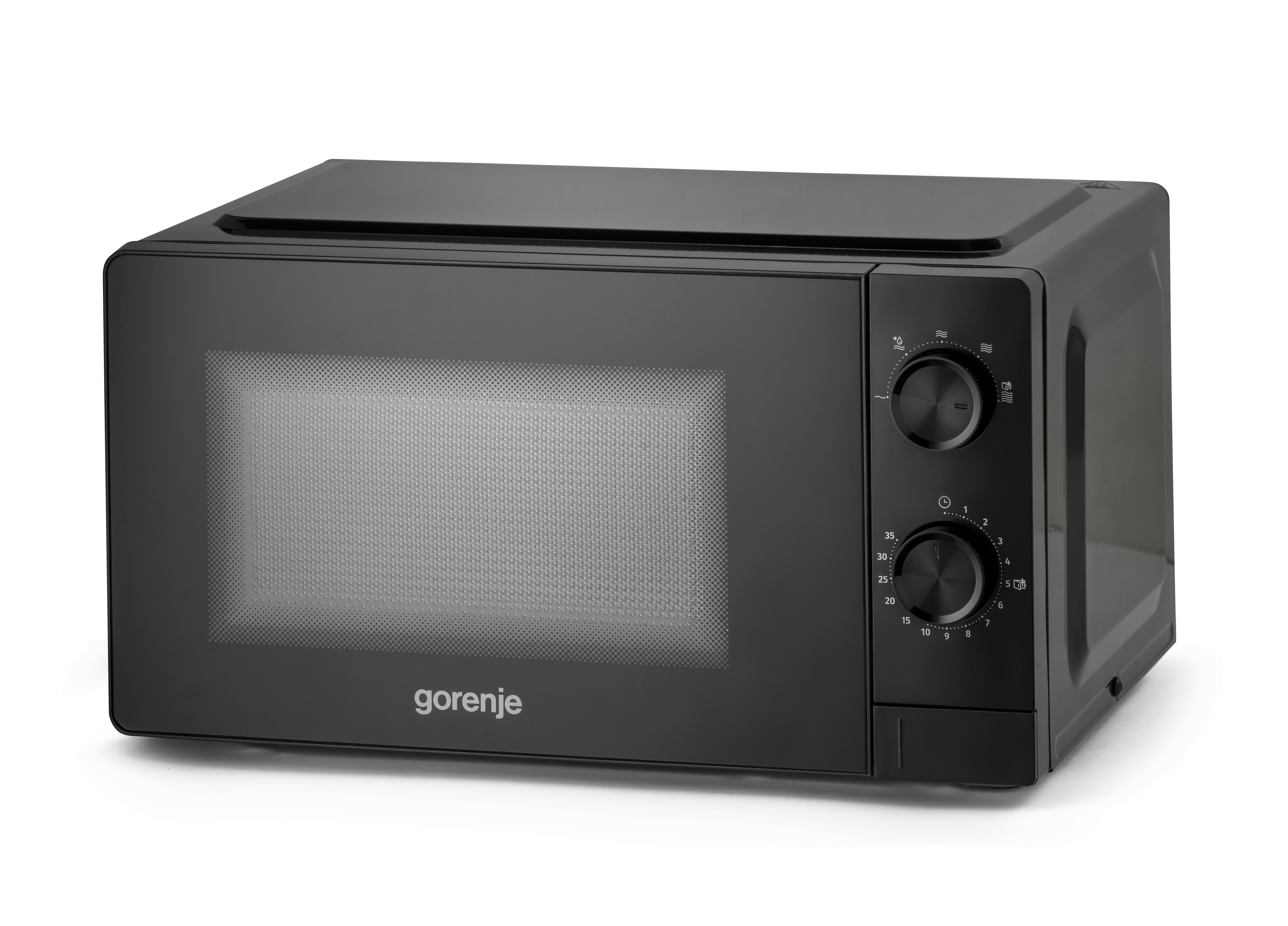 MIKROWELLE 20 Liter, 700W - Schwarz, Basics, Glas/Kunststoff (44,6/24,2/35,2cm) - Gorenje