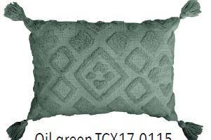 Dekorační Polštář Ibiza, 40/60cm, Zelená - zelená, Moderní, textil (40/60cm) - Premium Living