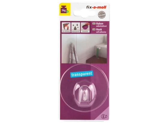 Selbstklebehaken DM: 68mm - Transparent, Kunststoff (6,8cm) - Suki Selbstklebehaken DM: 68mm - Transparent, Kunststoff (6,8cm) - Suki