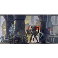 Fototapete Star Wars Mos Eisley Streets - Multicolor, Trend, Textil (500/250cm)