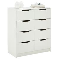 Komód Westphalen 80/91 Cm - fehér, Lifestyle, faalapú anyag (80/91/40cm) - MID.YOU