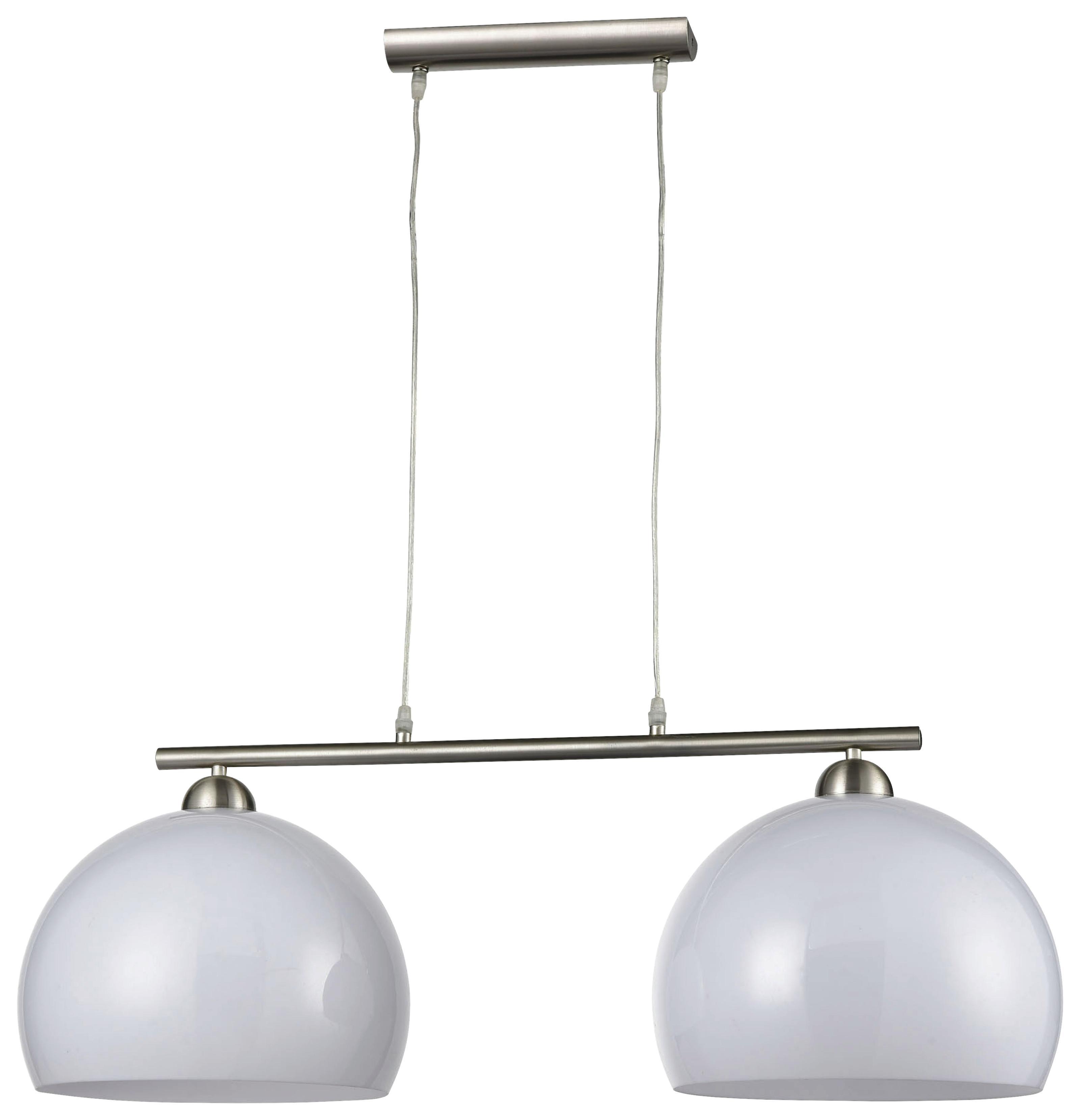 Függőlámpa Stefanie - Nikkel, Basics, Műanyag (30/120cm) - James Wood