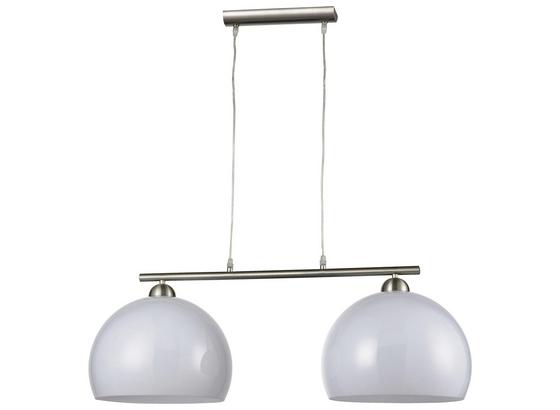 Hängeleuchte Stefanie - Nickelfarben, Basics, Kunststoff (30/120cm) - James Wood Hängeleuchte Stefanie - Nickelfarben, Basics, Kunststoff (30/120cm) - James Wood