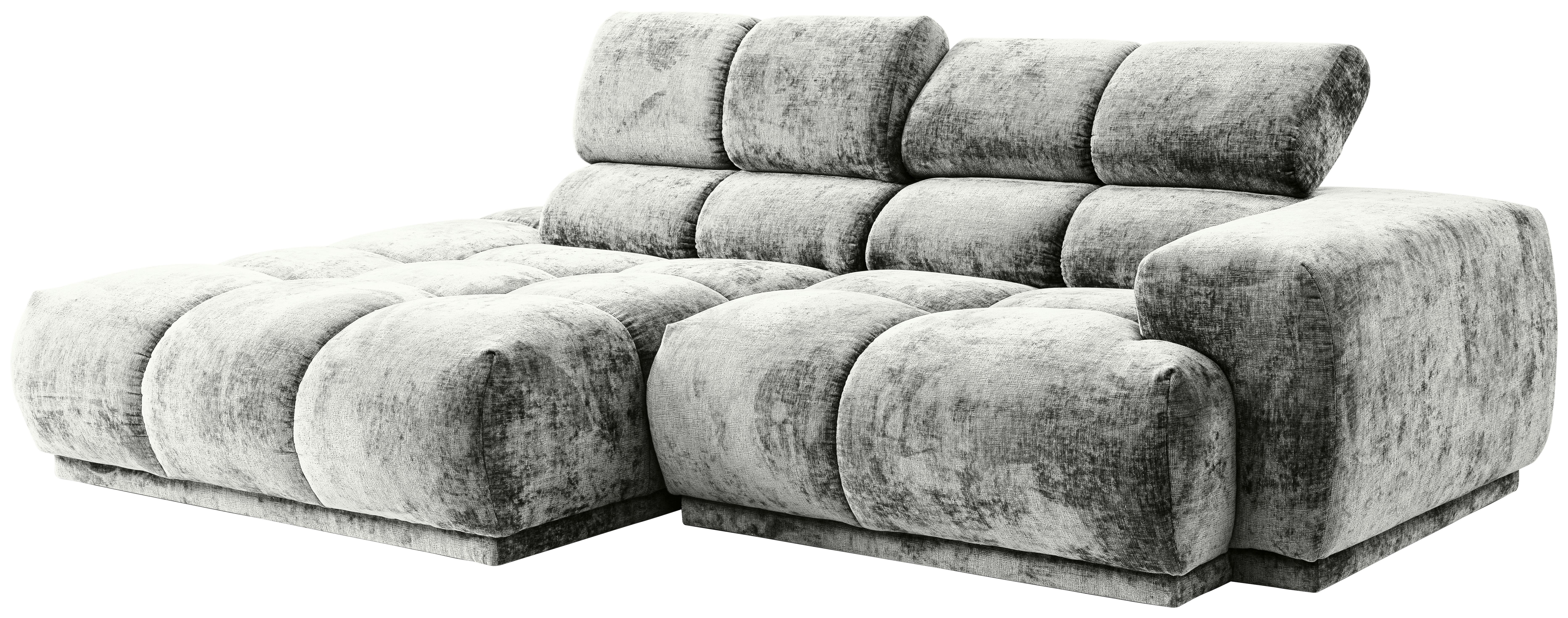 Ecksofa Chani Grau, Schenkel: 150x239 cm - Grau, MODERN, Textil (150/239cm) - MID.YOU