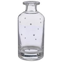 Dekorační váza STERN I - barvy stříbra/čiré, Basics, sklo (7/13,5cm) - Mömax