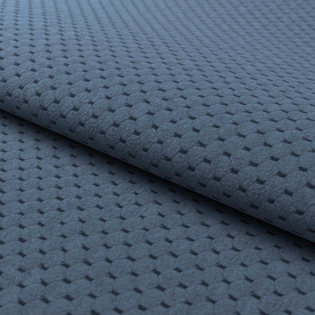 Ecksofa Gemini Dunkelblau, B: 234cm - Chromfarben/Dunkelblau, KONVENTIONELL, Textil (234/312cm)