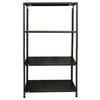 Schraubregal Stahl 75x150x30 cm 40kg/Boden - Schwarz, MODERN, Metall (75/150/30cm) - Homezone