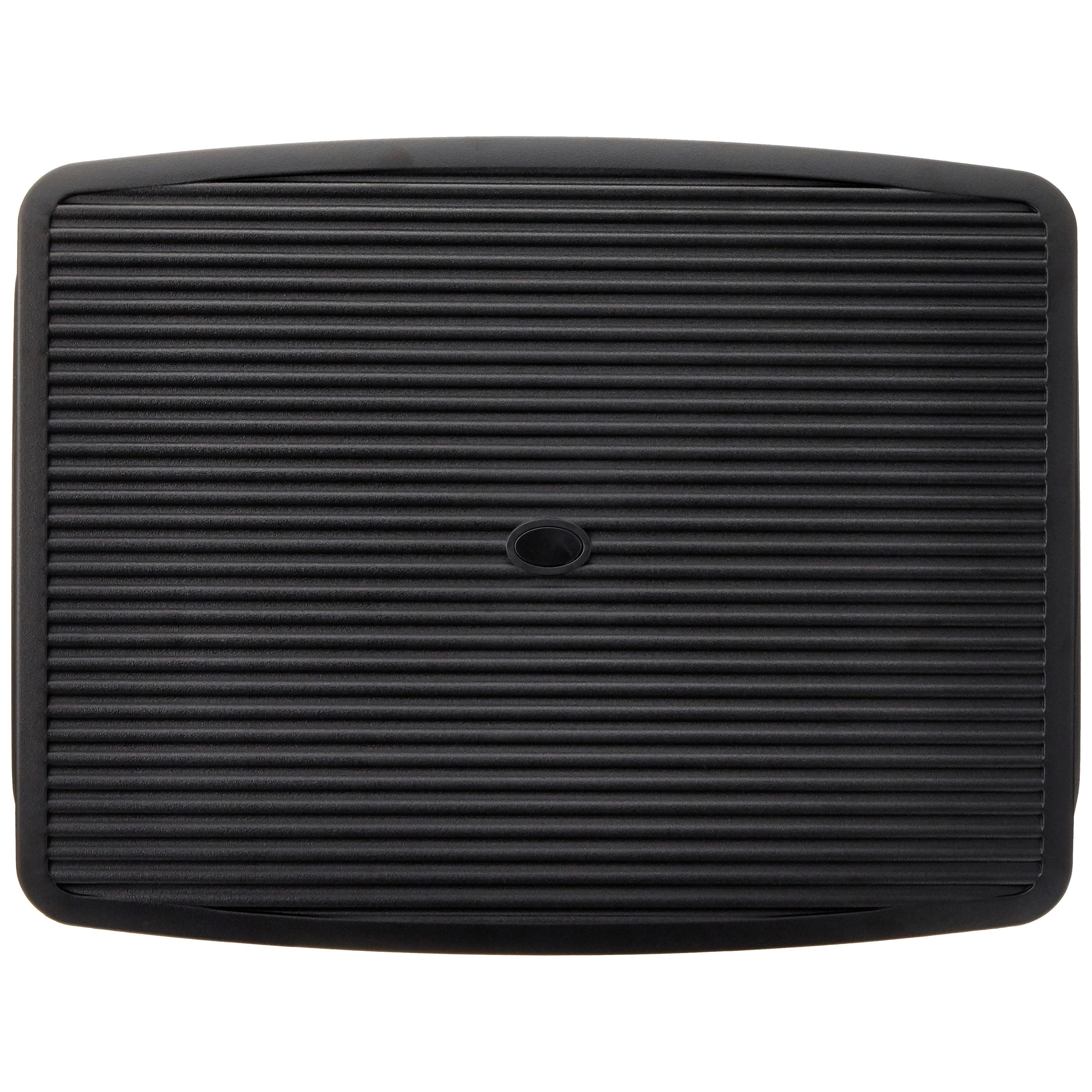 Fußstütze Piedino Stripe - Anthrazit, Basics, Kunststoff (45/9,5/35cm) - MID.YOU