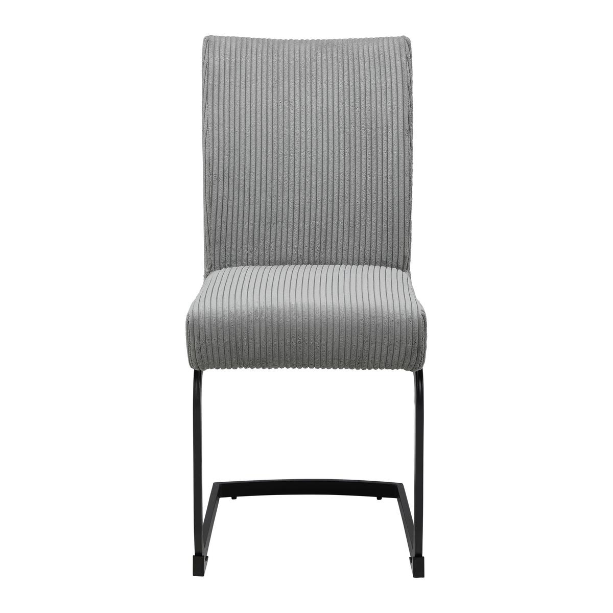 Houpací židle, šedá - šedá/černá, Moderní, kov/dřevo (45/95/60cm) - Bessagi Home