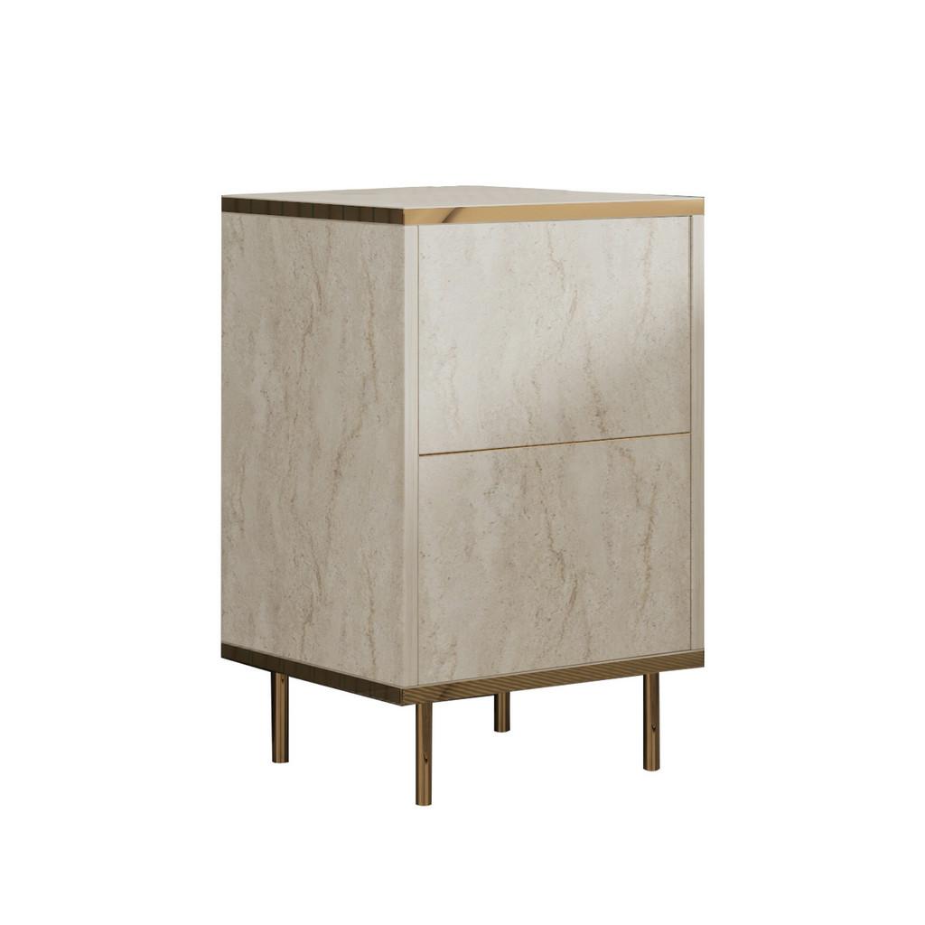 Nachttisch Imaj Beige B: 40cm
