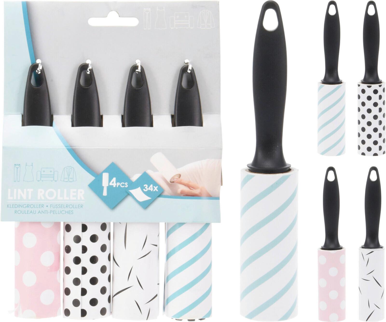 Fusselrolle Lilly - Schwarz, Basics, Kunststoff (14/20.8/3cm)