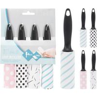 Fusselrolle Lilly - Schwarz, Basics, Kunststoff (14/20.8/3cm)