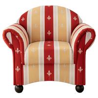 Sessel Torello Rot B: 90 cm - Wengefarben/Rot, KONVENTIONELL, Textil (90/84/80cm) - Livetastic