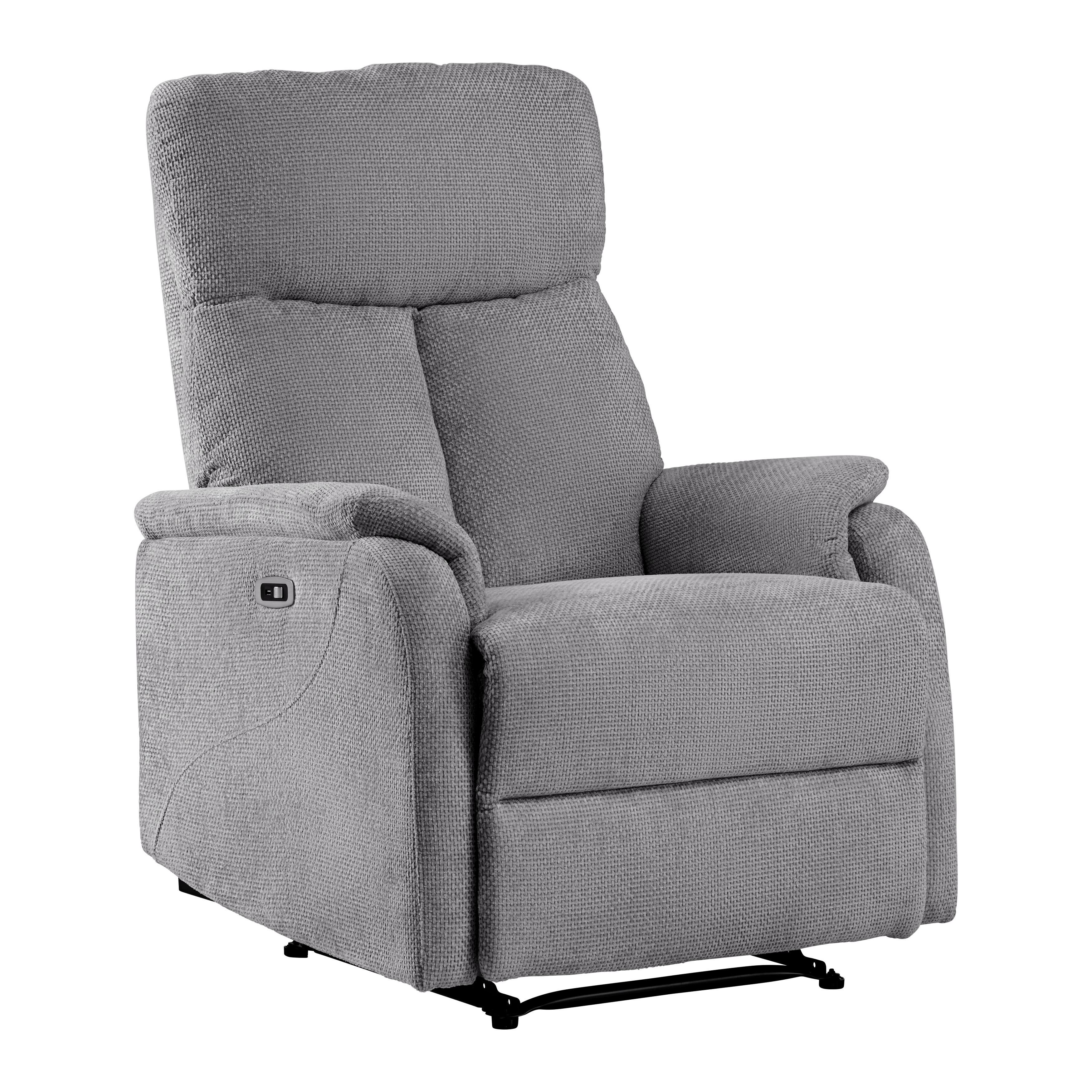 Relaxačné kreslo JOHNSY, antracitová - čierna/antracitová, Modern, kov/textil (75/106/91cm) - Mömax