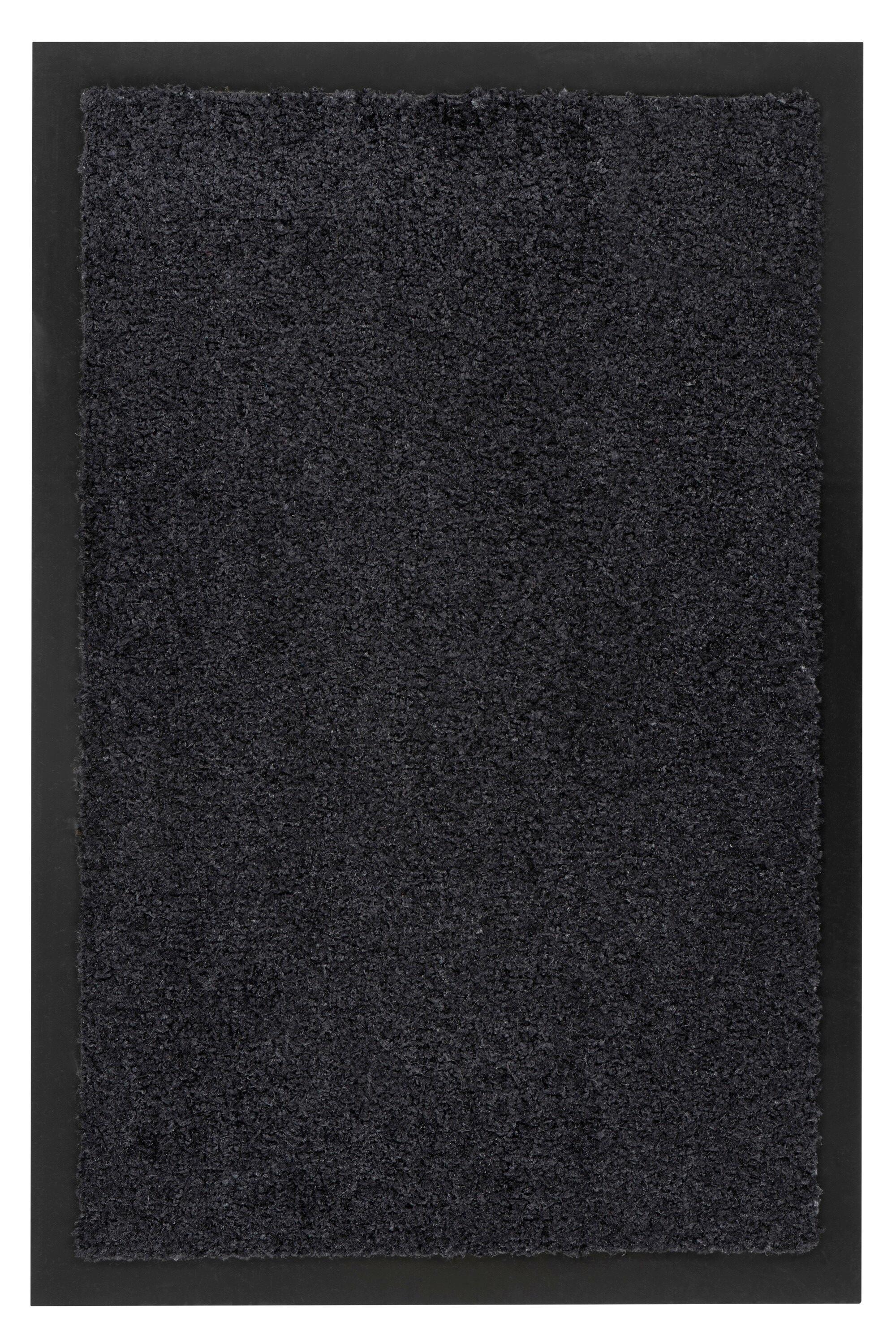 Fußmatte Schwarz, Bxl: Ca. 60x90 Cm - Schwarz, Basics, Textil (60/90cm) - Kayoom