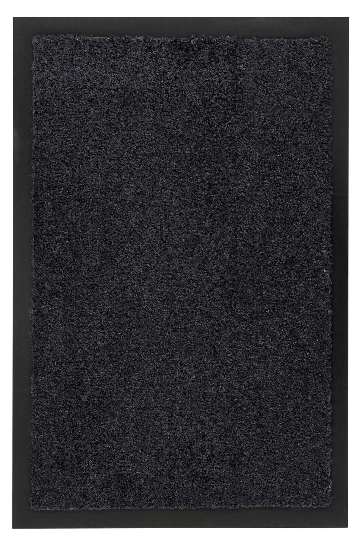 Fußmatte Schwarz, Bxl: Ca. 60x90 Cm - Schwarz, Basics, Textil (60/90cm) - Kayoom