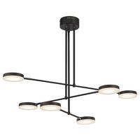 Pendelleuchte Fad - Schwarz, Trend, Kunststoff/Metall (55/61,6/89cm) - MAYTONI