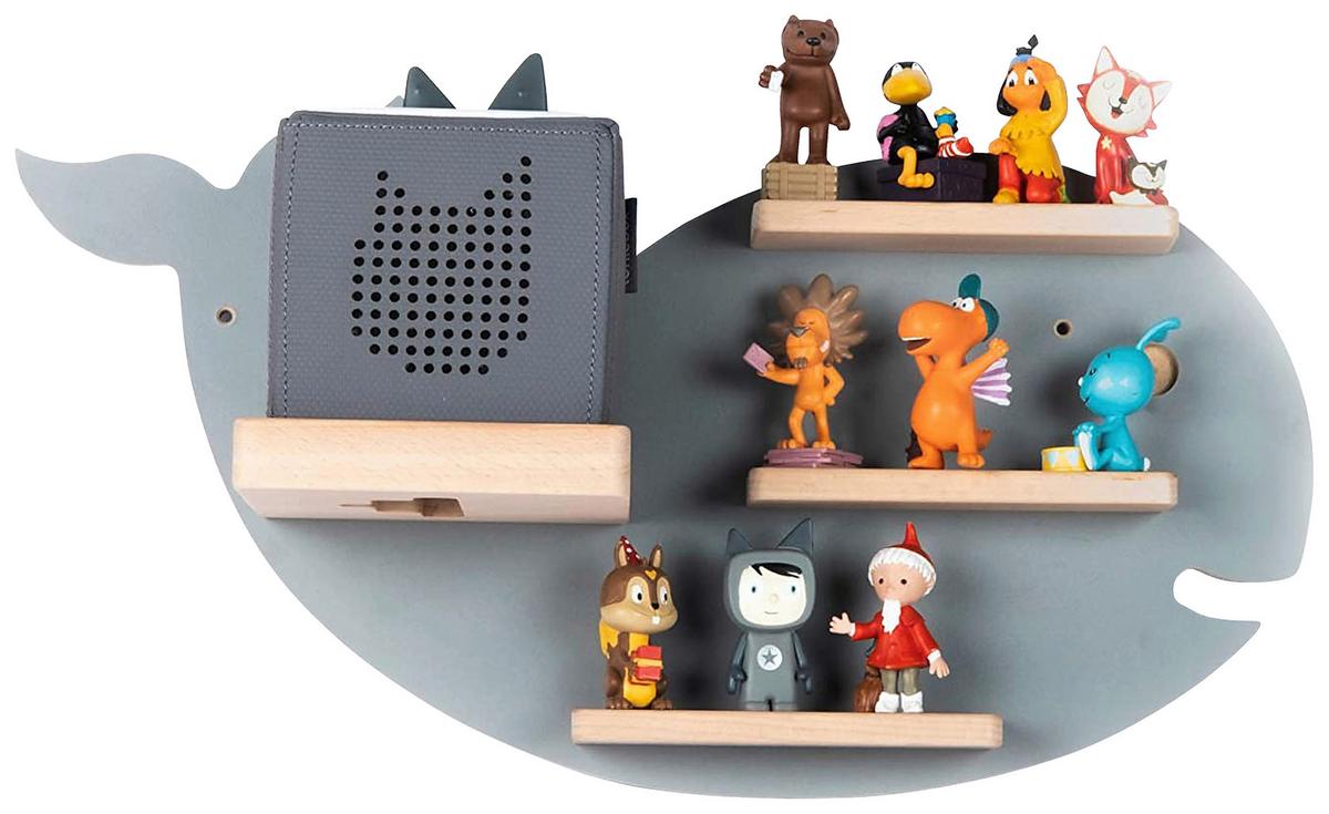 Kinderregal Boarti Grau B: 51 cm - Grau, MODERN, Holzwerkstoff (51/29/19cm) - MID.YOU