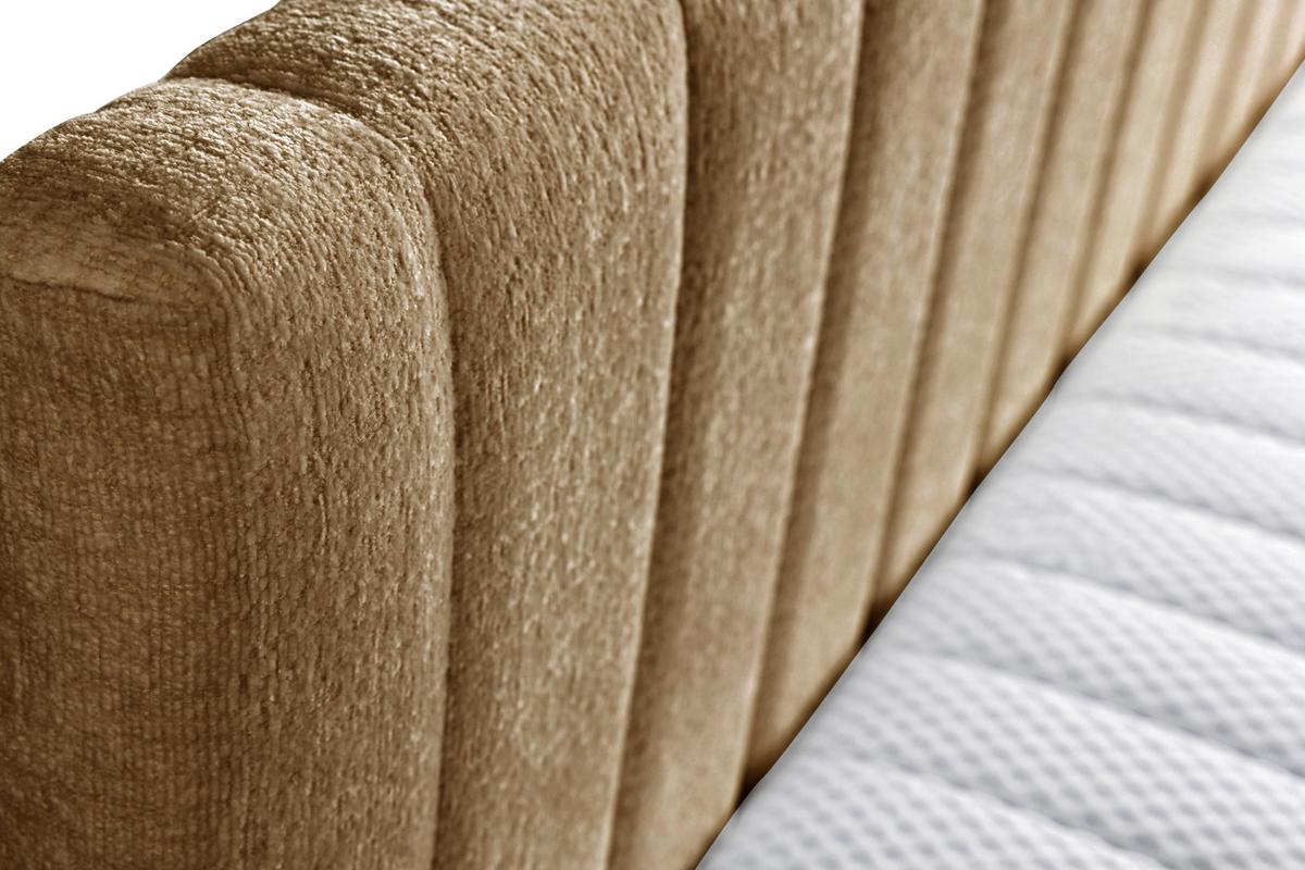 Schlafsofa Roma - Gelb/Schwarz, Design, Textil (212/83/99cm) - MID.YOU