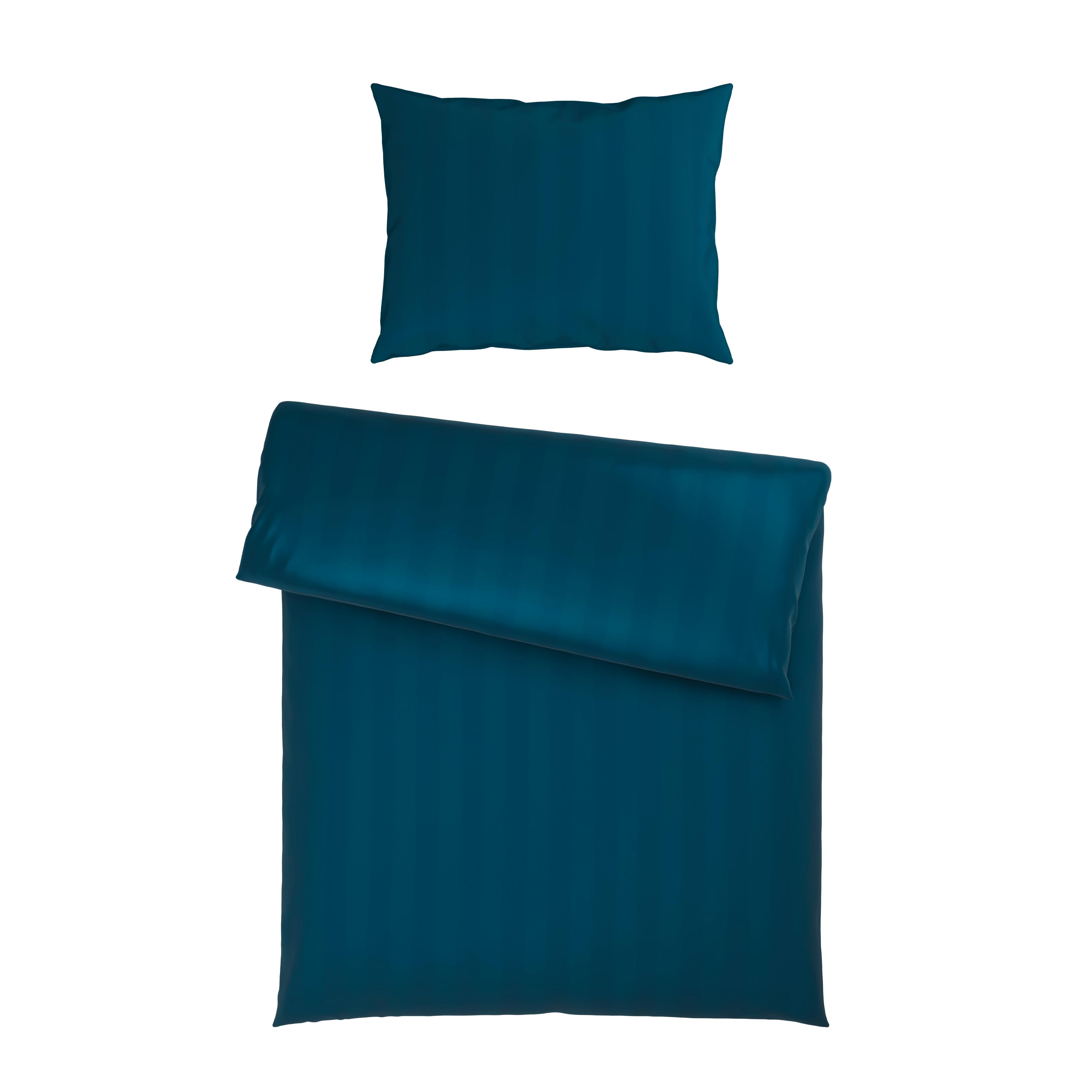 POVLEČENÍ XENIA STREIF - modrá, Moderní, textil (140/200cm) - Premium Living