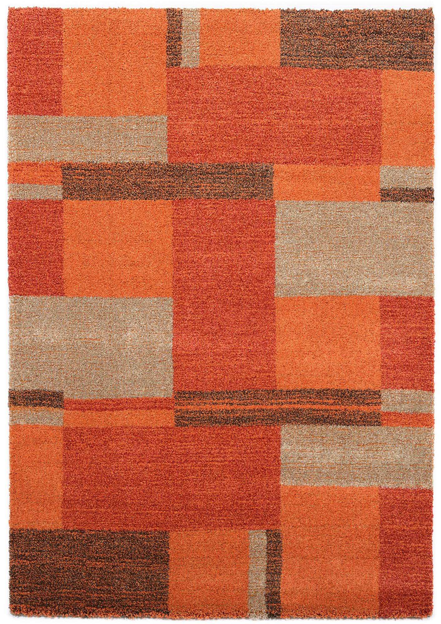 Webteppich Terracotta Palazzo Bloc 200x250 Cm