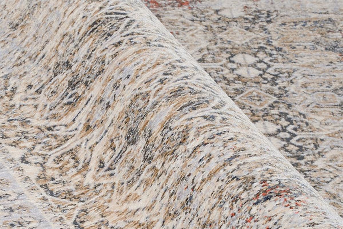 Vintage-teppich Merkur - Blau/Beige, Design, Textil (133/190cm) - Novel