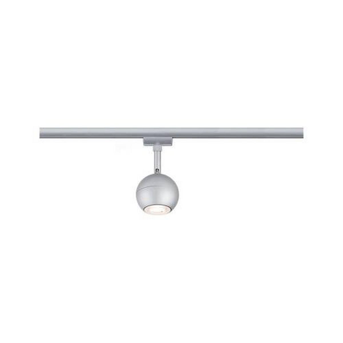Schienensystem-Strahler 96988 Urail Tup - Chromfarben/Opal, Design, Metall (8,0/15,9cm) - Paulmann