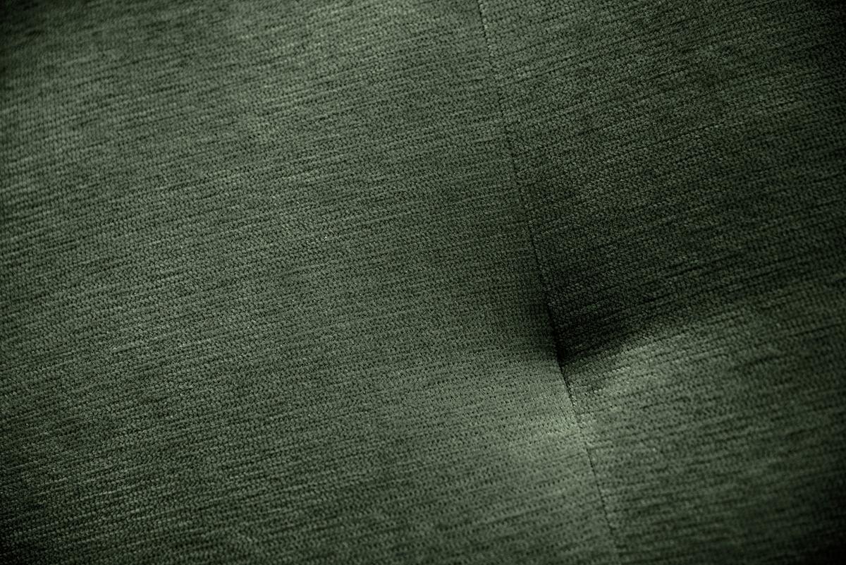 Ecksofa Fluffy Dunkelgrün S: 184x269 Cm - Dunkelgrün/Schwarz, MODERN, Textil (184/269cm) - Trendmanufaktur